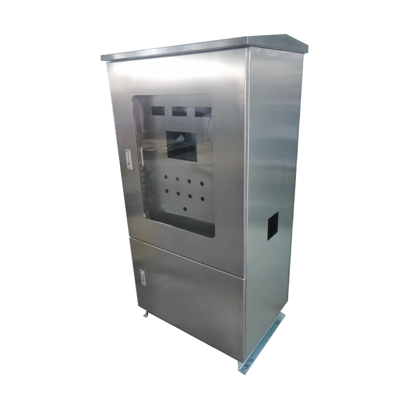 Armoire de commande extérieure visuelle en acier inoxydable